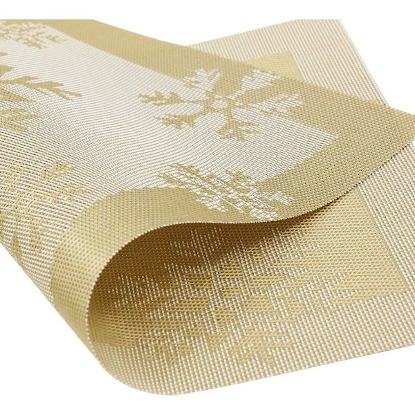 Yksi sarja 6 sarjaa vinyyli pöytäalustoja, liukumaton PVC pöytäliina, w