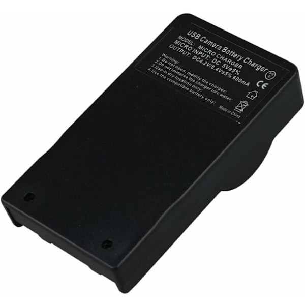 Smal USB-kamerabatteriladdare