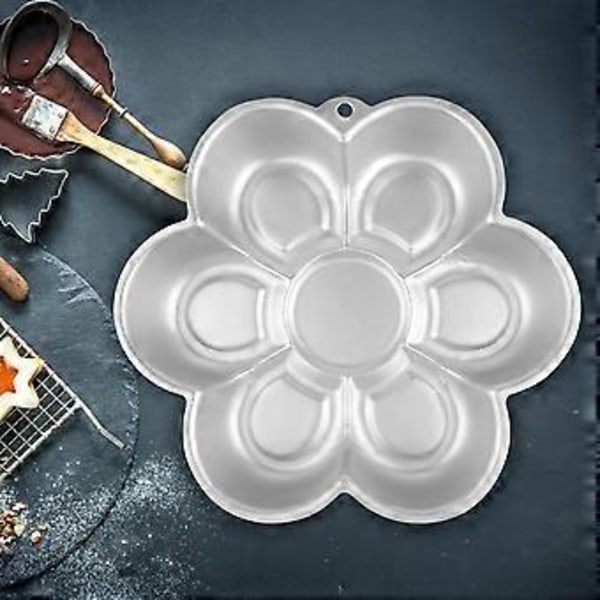 3D Store Blomster Fødselsdagskage Bageplade Form DIY Non-stick Bageværktøj