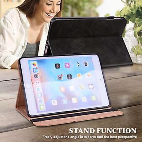 Lærveske for Huawei MediaPad T3 10 (Svart)