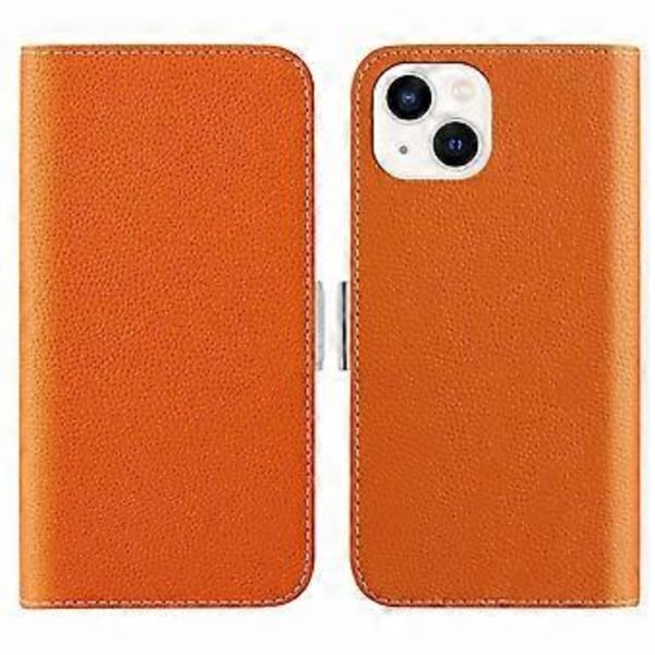 Telefonfodral för iPhone 15 Plus, Stativ Plånbok Godisfärgad PU-Läder Flip Cover (Stil A)