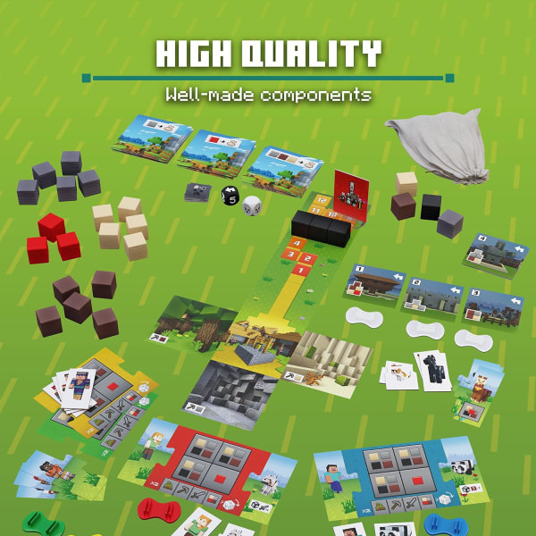 Minecraft-Heroes of the village - Perhe- ja lastenpeli - Yhteistyötä ja seikkailua - 2-4 pelaajaa