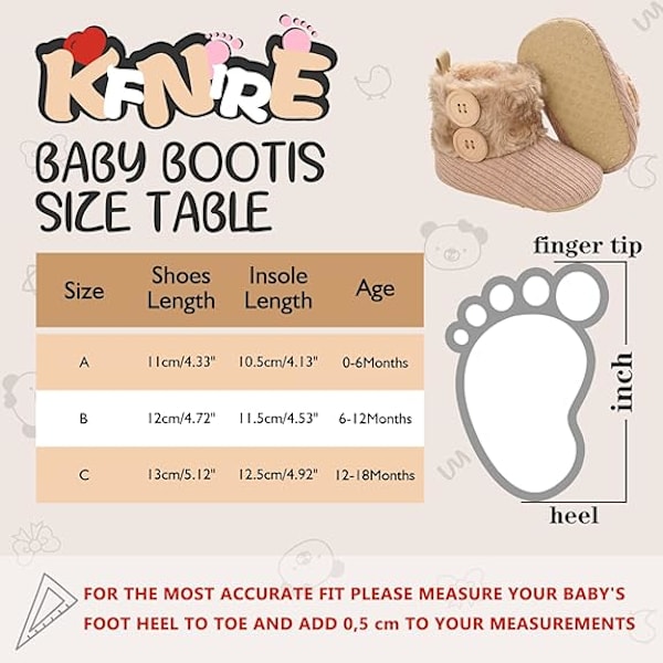 Baby flicka pojke tofflor stövlar fleece sock skor päls ankel stövlar baby första steg skor