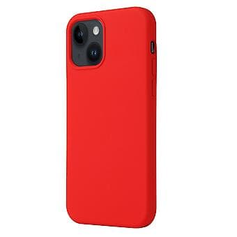 Flytande Silikon Mobilskal för iPhone 15 Plus (Röd)