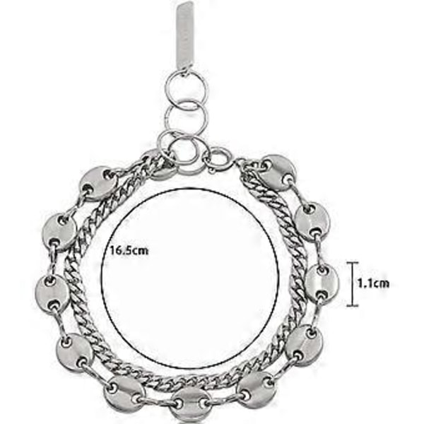 Bangtan Boys BTS Armbånd Jimin Suga Kvinders Rustfrit Stål Armbånd Vedhæng Link Smykker