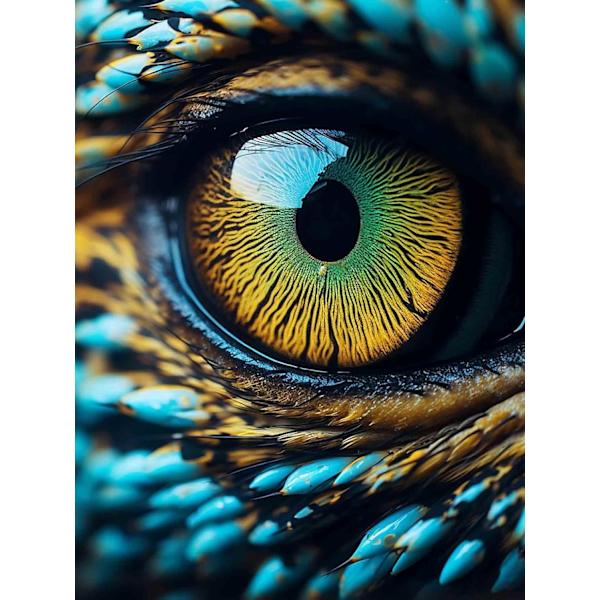 5d timanttimaalaus värikkäät silmät (30x40cm) 4