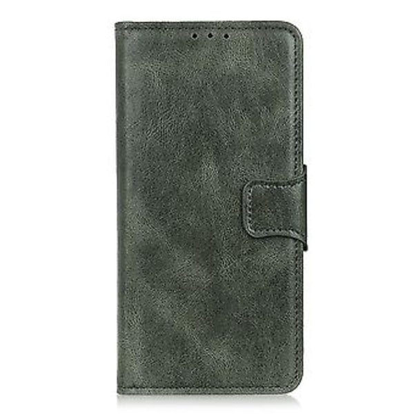 Mirren Crazy Horse Etui til iPhone 13 Pro (Grønn)