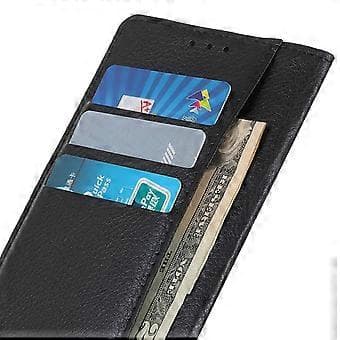 Til Samsung Galaxy A05s 4G Etui PU Læder Pung Stativ Litchi Tekstur Telefoncover