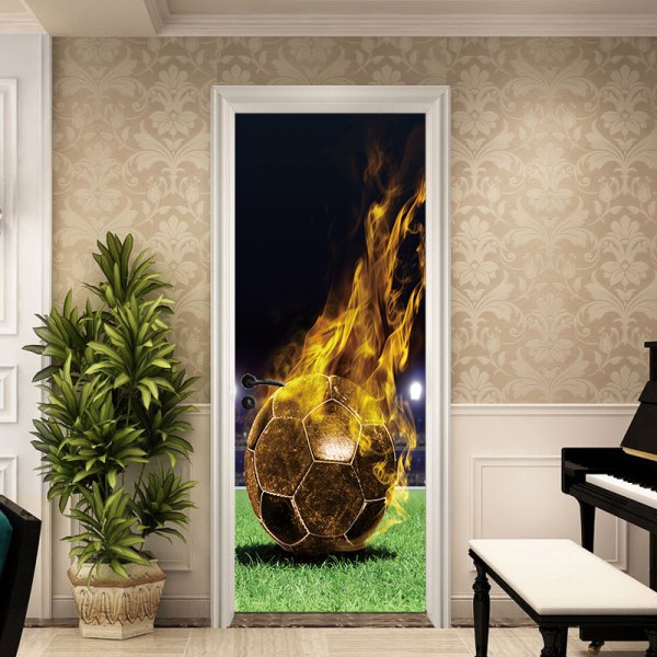(38.5*200cm*2stk) 3D-effekt plakat dørklistremerke 10