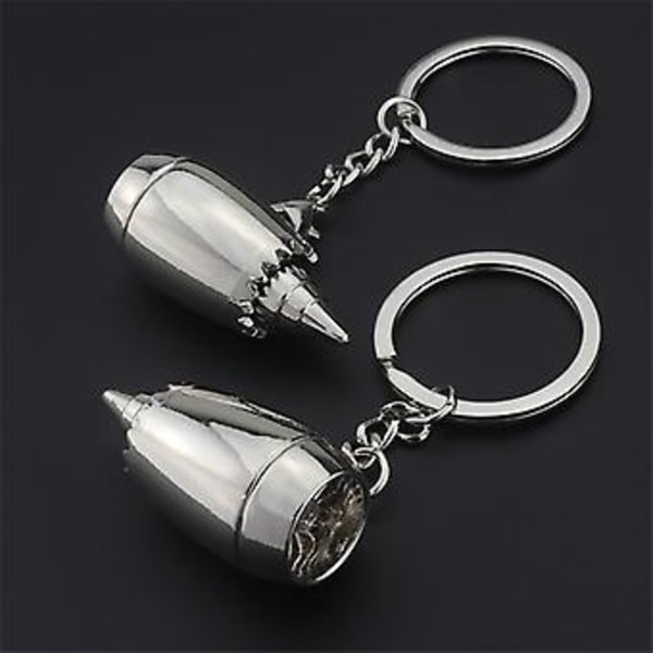Mini Flymotor Nøglering Personlighed Charm til Nøglering Designer Souvenir
