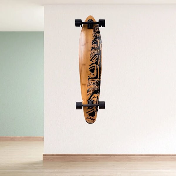 Sort Skateboard Rack Sæt Holdbart Genanvendeligt Stærk Belastningskapacitet