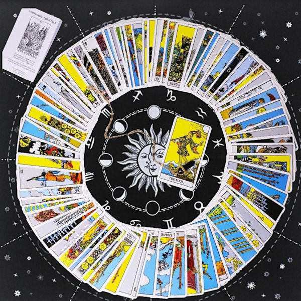 Tarot-dug til ethvert brætspil Divination-dug Alter Tarot-dug Divination Square T