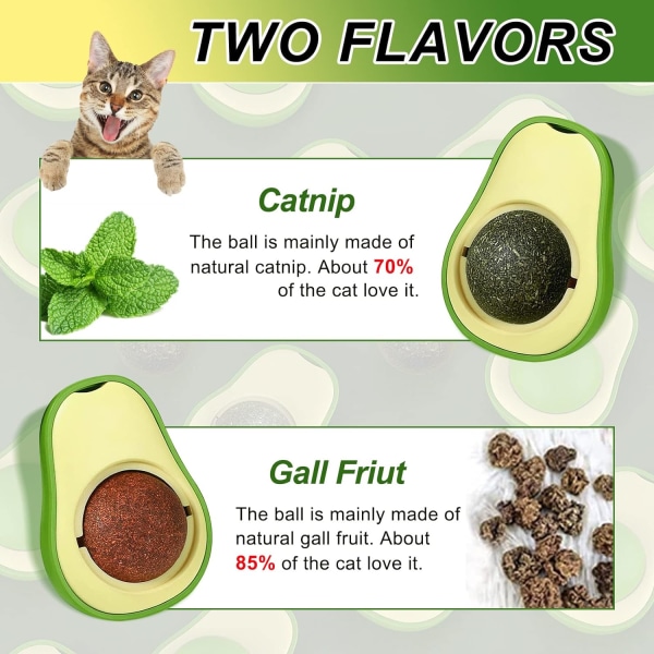 2 stk. Catnip-bold til katte - Catnip-bold til katte