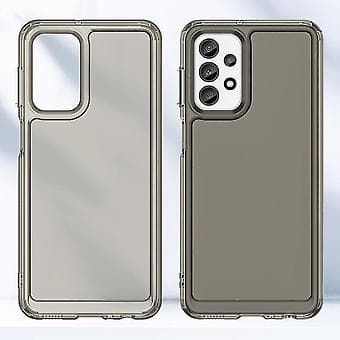 Til Samsung Galaxy A23 5g Candy Series Tpu Telefon Cover (Transparent Grå)