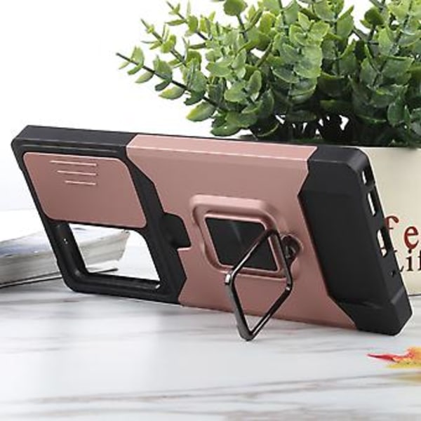PC + TPU-fodral för Samsung Galaxy Note20 Ultra (Roséguld)