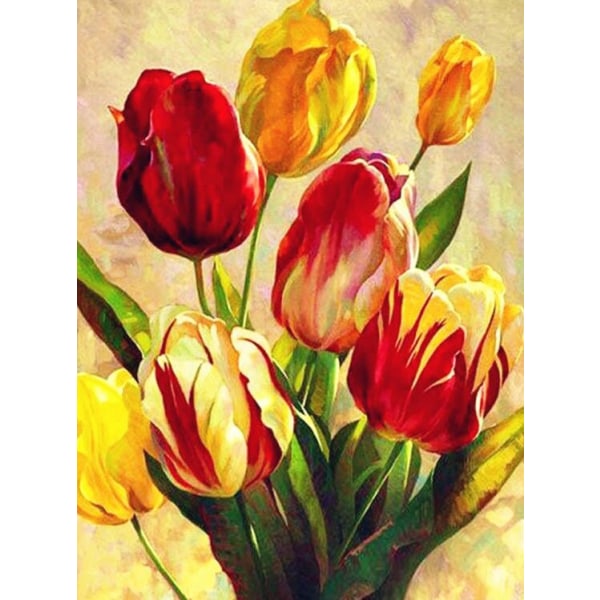 30x40 cm DIY-timanttimaalaus, hiiri ja linna