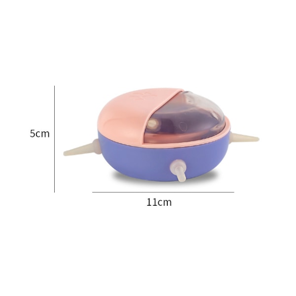 Rose Mangeoire pour Chiots en Silicone, Bol à Lait pour Animaux