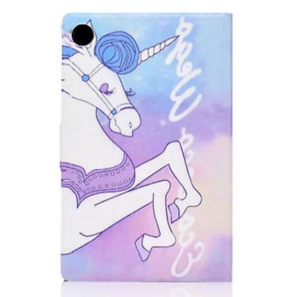 Läderfodral för surfplatta Samsung Galaxy Tab A9+ (Rosa häst)