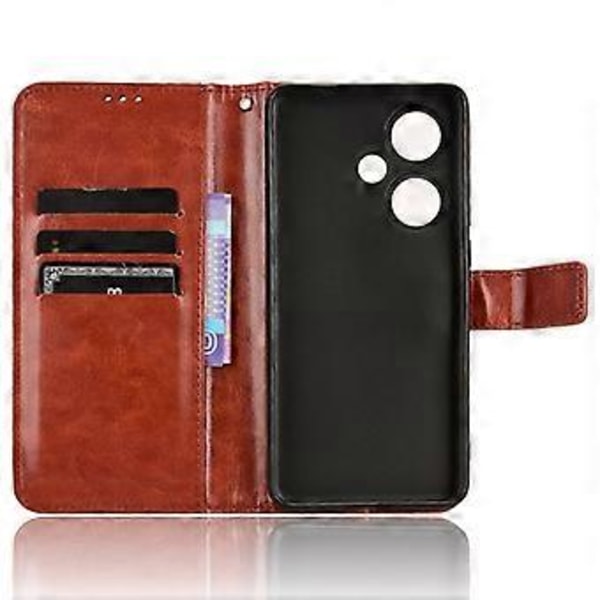 Til OnePlus Nord CE3 5G/Oppo K11 5G Wallet Telefon Cover Stativ Læder Etui (Style C)