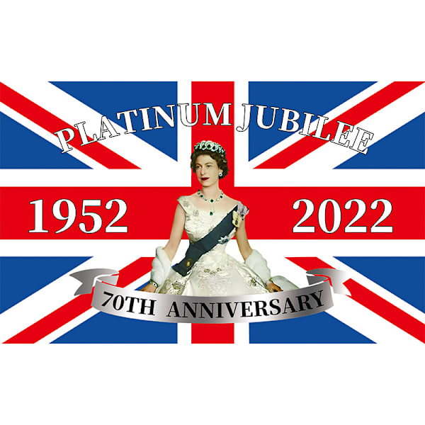 Hennes Majestäts flagga, drottning av Storbritannien minnesflagga, Qu