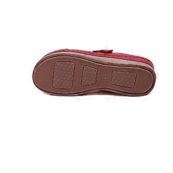 Sommer Nye Damesandaler Stor Størrelse Sytråd Slippers (36 Blå)