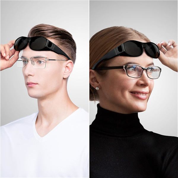 Polariserade solglasögon med glasögonfodral - Antireflex UV400-