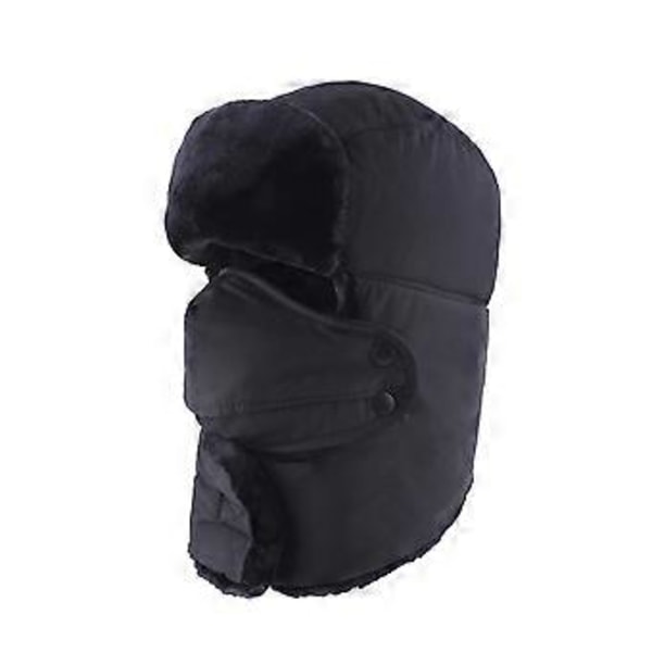 Mössa Herr Vinter Ushanka Hatt Öronmuffar Vinter Herr Herr Vinterhattar Vinter Öronlapp Keps Plysch Trapper Hatt