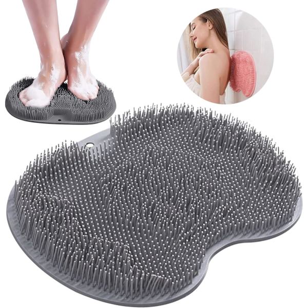 Halkskyddad silikonryggmassagematta, massagere rengöring med halkskydd