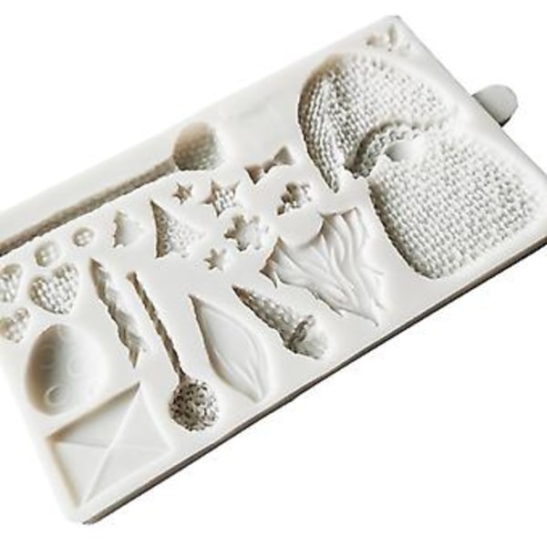 Silikone Fondantforme Chokoladeforme Geléforme Mousseform Gnome Formet