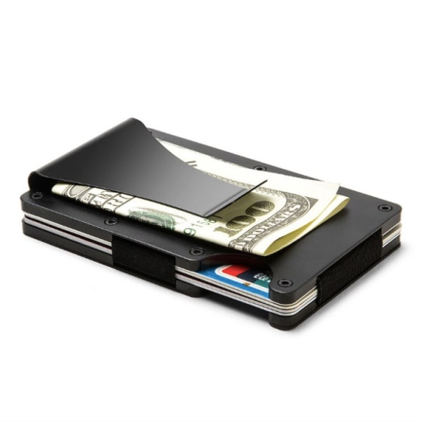 RFID Blocking Metal Wallets for Men with Minimalist and Slim