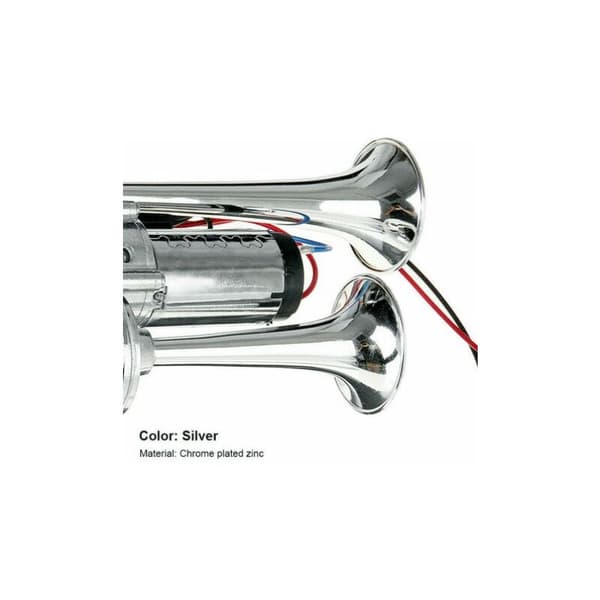 600DB 12V Dubbla Trumpeter Elektrisk Solenoidventil Super Hög Ljud