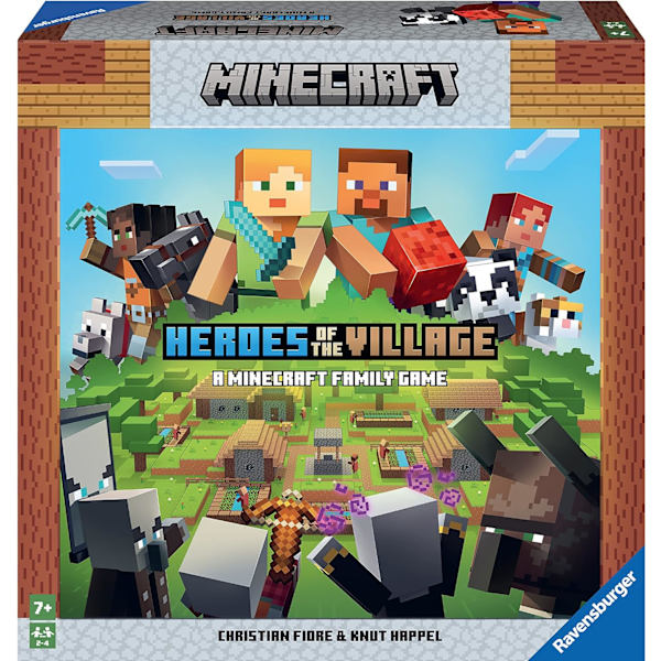 Minecraft - Helte fra landsbyen - Familiespil og børnespil - Samarbejde og eventyr - 2 til 4 spillere