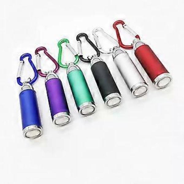 Led Mini Taskulamppu Kannettava Teleskooppinen Zoom Taskulamppu Avaimenperä Taskulamppu Vedenpitävä Valo Retkeilyyn Camping Taskulamput (A2 Violetti)