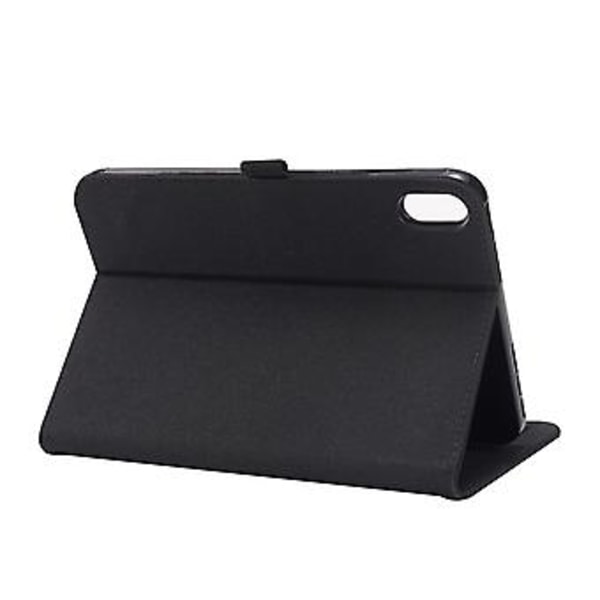Kangaskuosiinen Nahkainen Kotelo iPad mini 6 2021:lle (Musta)