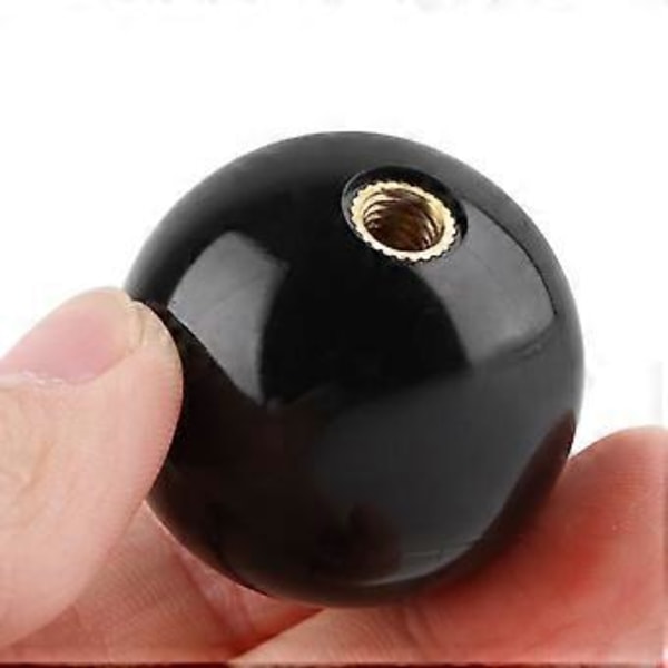 35mm Rund Plade Top Boldhoved TopBall Bat Top Bold Passer til SANWA ZIPPY (Sort)