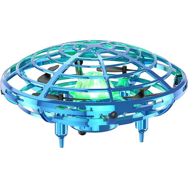 Flynovao Mini UFO-droner til børn, LED-børnedrone til alderen 8-12, F