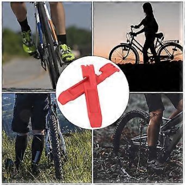1 par bærbar cykeldæksel, dækjern, reparationsværktøj, dækreparationsudstyr til cykel