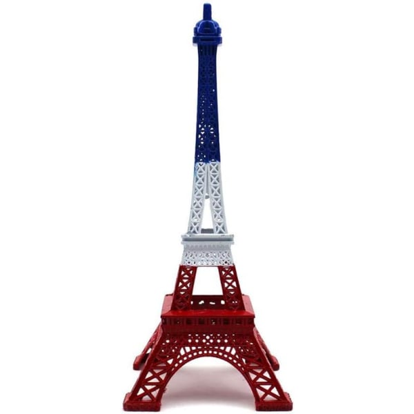 1st Mini Eiffeltorn Ornament 18CM Smidesjärn Miniatyr Byggnad Staty Världslandskap Modell Ei