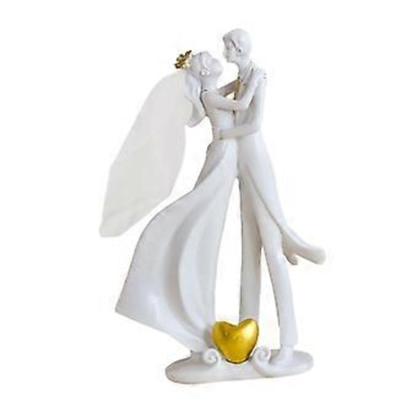 Alla Hjärtans Dag Par Staty Alla Hjärtans Dag Presenter Presenter till Par Kärlekspar Resin Figur för Vardagsrum Hotell Flickvän (Stil F)