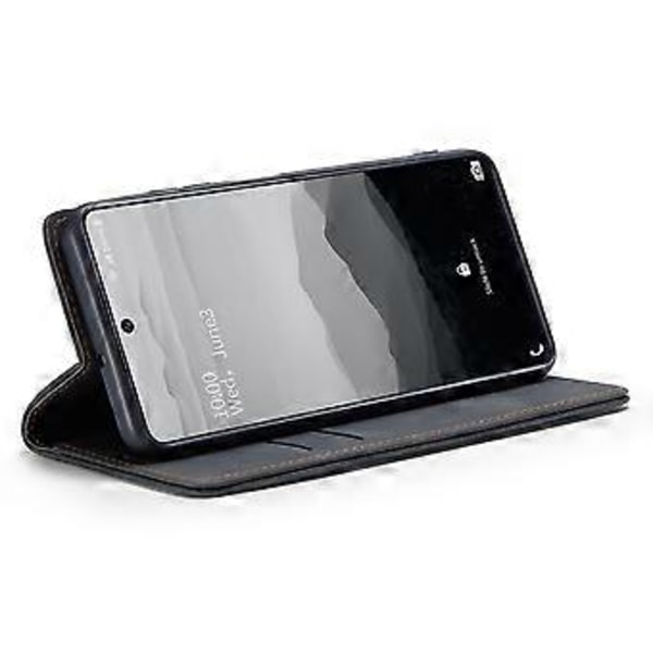 CASEME 013 Series Flip Wallet Läderfodral för Samsung Galaxy A71 (Stil A)