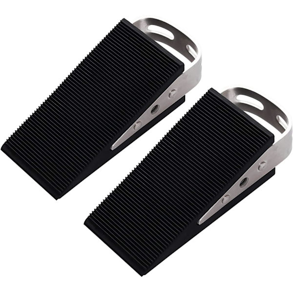 2 pakker Premium Heavy Duty dørkile gummistøpsel, A