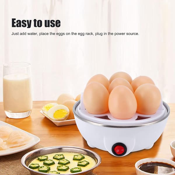 Elektrisk eggkoker 350W Multifunksjonell rustfritt stål eggkoker eggkoker produsent Rest