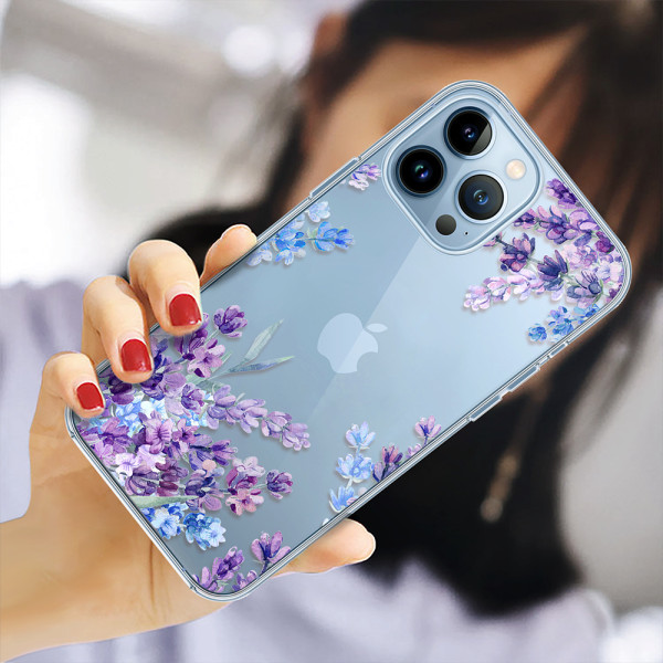 Fodral Kompatibelt med iPhone 14PRO MAX（Stil 2）, Transparent Silic