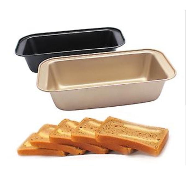 Non-stick brødform til toastbrød, kagebageform, køkkenform til farsbrød (sort)