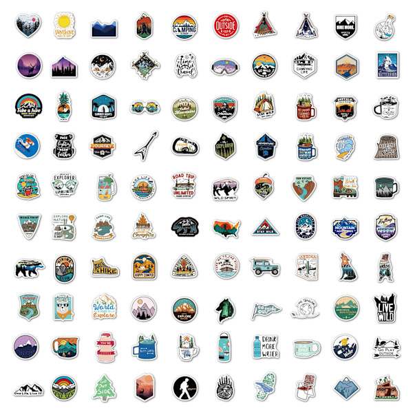 200-pack Street Fashion Cool-dekaler