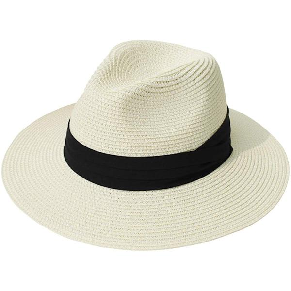 Dam Panamahatt Sommar Solhatt Halmhatt Strandhatt Anti-UV UPF