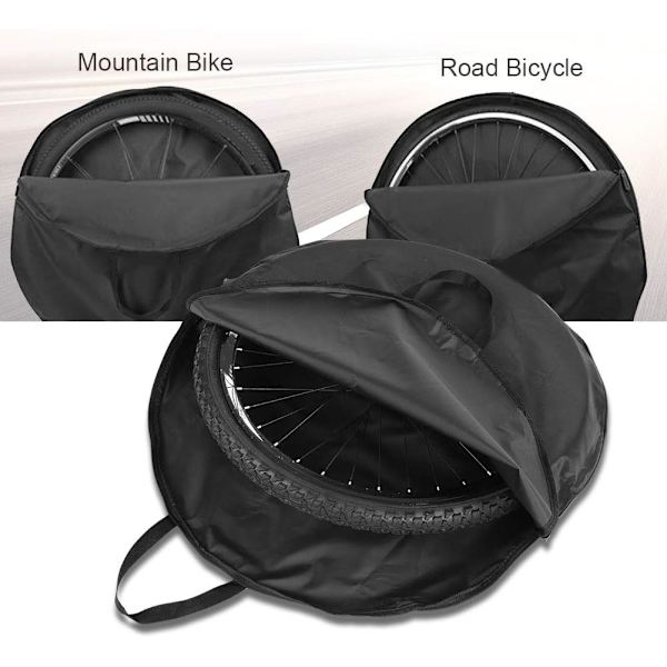 Vattentät nylon flexibel bärbar cykelväska för landsvägscykelhjul