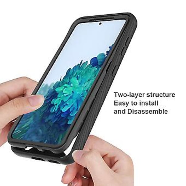 Shockproof Beskyttelsesetui til Samsung Galaxy S21 5G (Kongeblå)