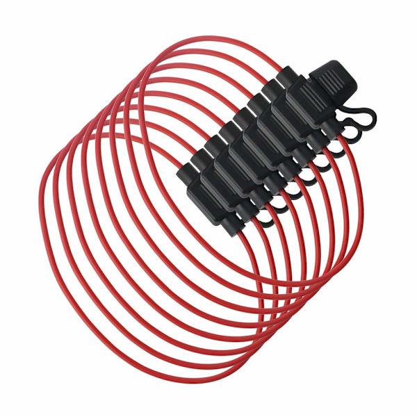 10 stk 16AWG små vanntett pluggbar bladsikringholder med ledning, 32V bladsikringholder, Ca