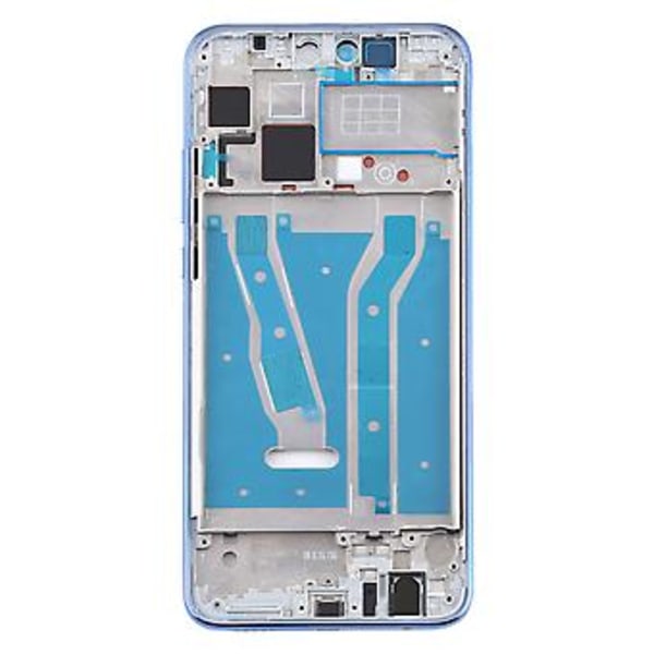 LCD Ramme Bezel Plade til Huawei Y9 (2019) Sort (Sølv)